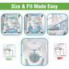 EaseLift Powered Toilet Lift | Free Bedside Commode Kit