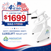 LuxeLift Powered Toilet Lift with Bidet and Dryer